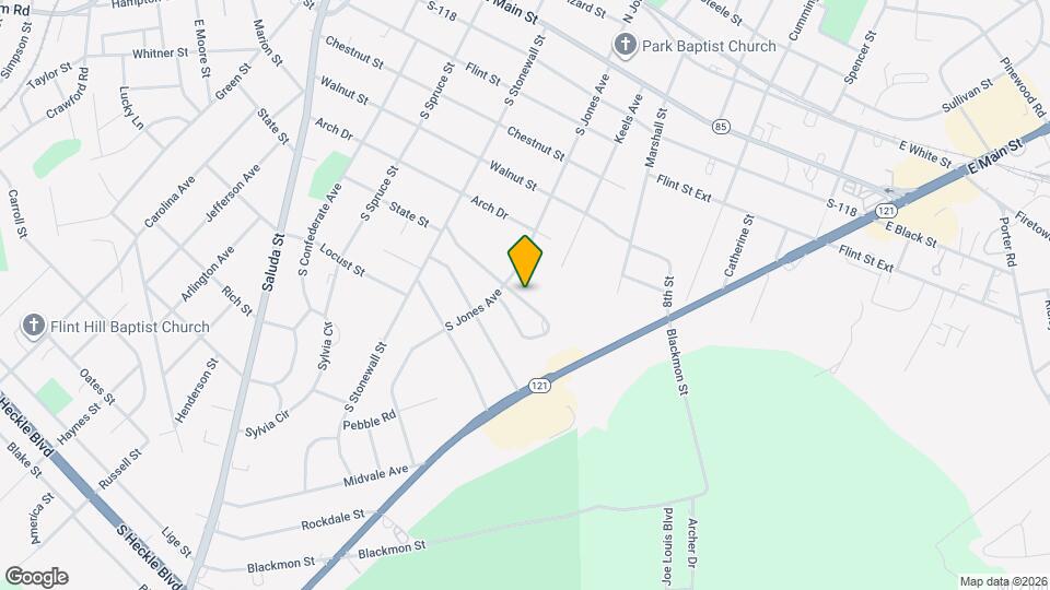 721 Stonewall Ct Mapa y Detalles de la Ubicación