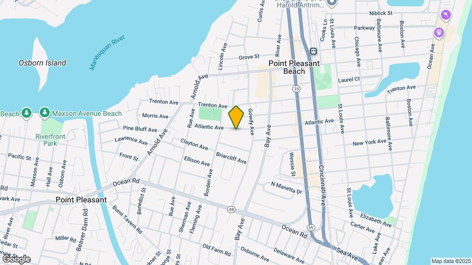 816 Atlantic Ave Map and Location Details