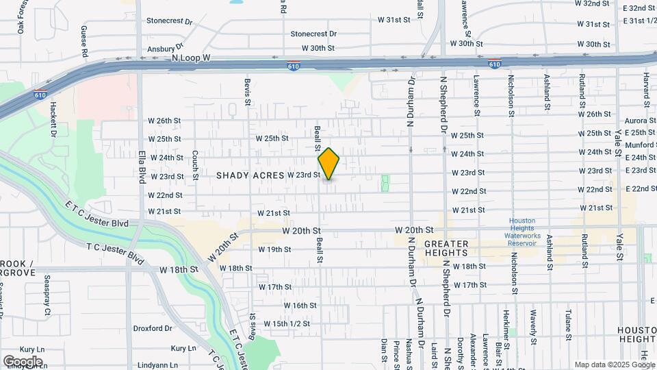 1049 W 22nd St Map and Location Details