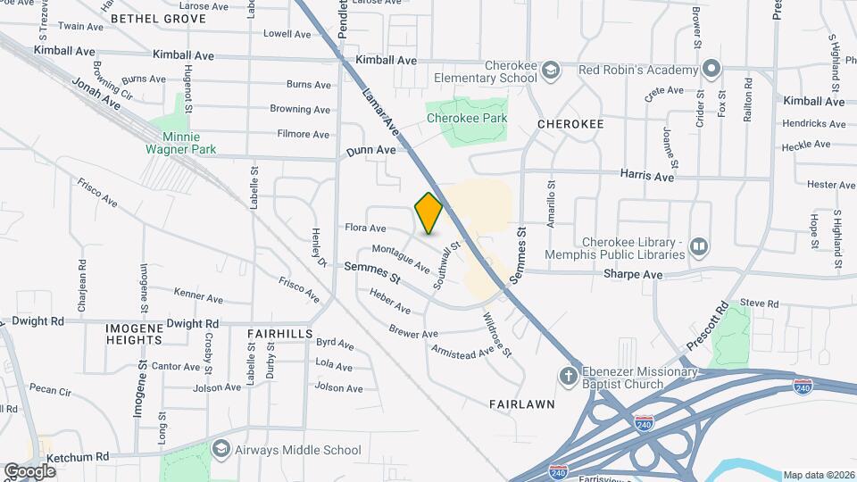 2900 Flora Ave Map and Location Details