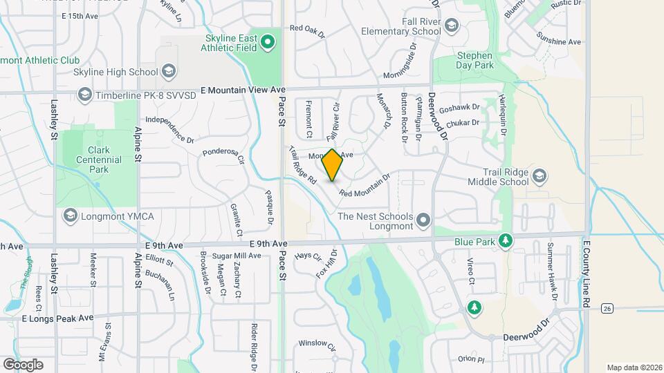 1285 Red Mountain Dr Map and Location Details