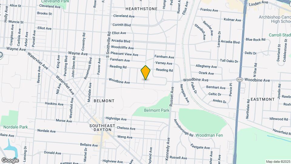 2152 Meriline Ave Map and Location Details