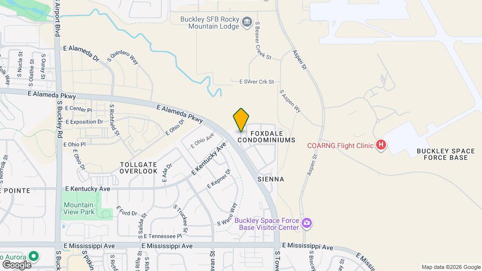 908 S Walden Way Map and Location Details