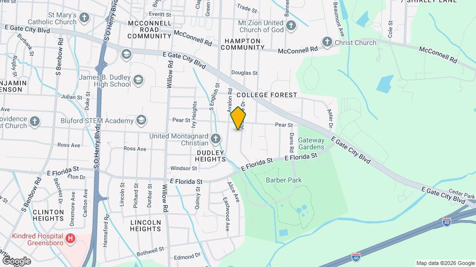 1408 Ardmore Dr Mapa y Detalles de la Ubicación