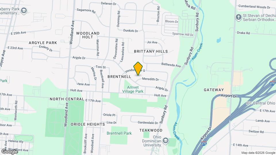 2358 Meredith Dr Map and Location Details