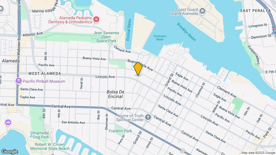 1545 Lincoln Ave Map and Location Details