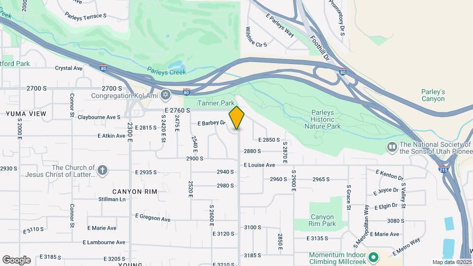 2689 E Barbey Dr Map and Location Details