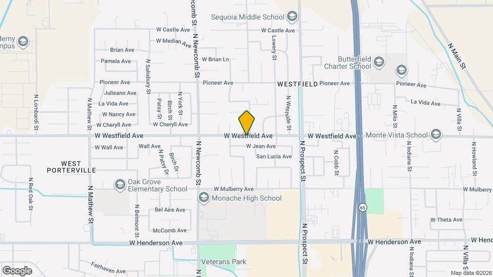 1411 W Westfield Ave Map and Location Details