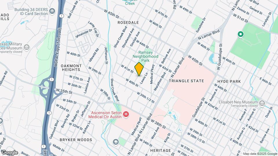 4011 Burnet Rd Mapa y Detalles de la Ubicación