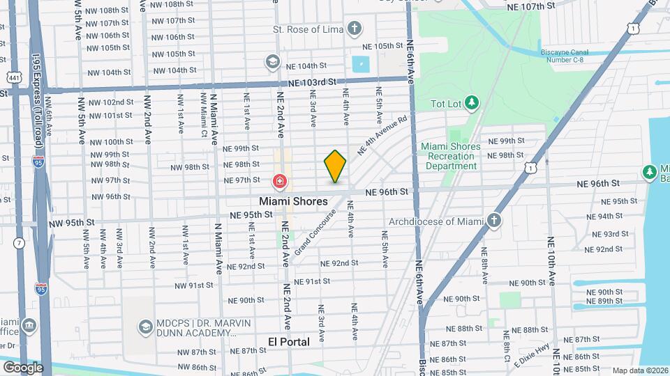 349 NE 96th St Map and Location Details