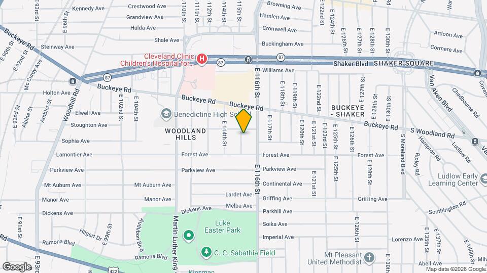 2927 E 115th St Map and Location Details