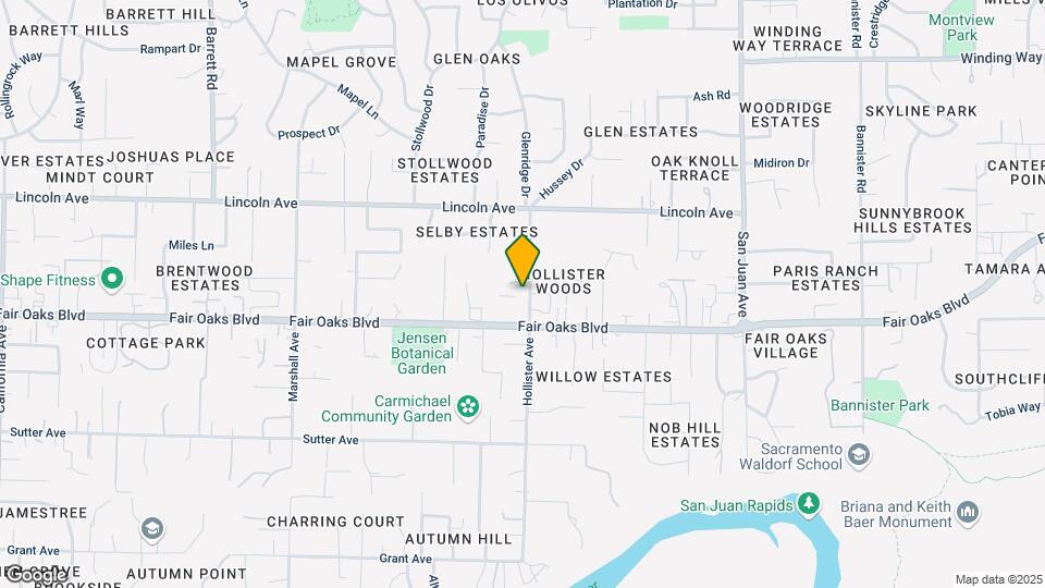 4025 Hollister Ave Map and Location Details