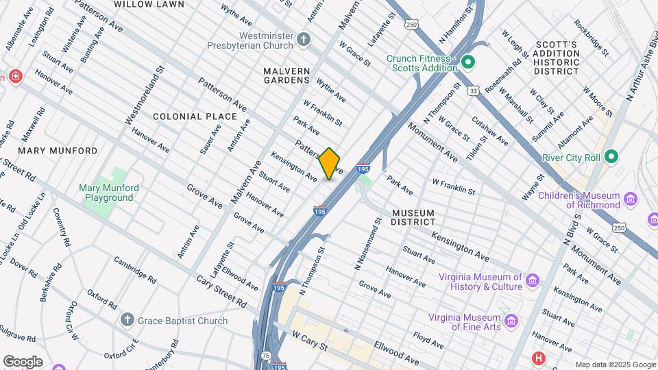 701 N Hamilton St Map and Location Details