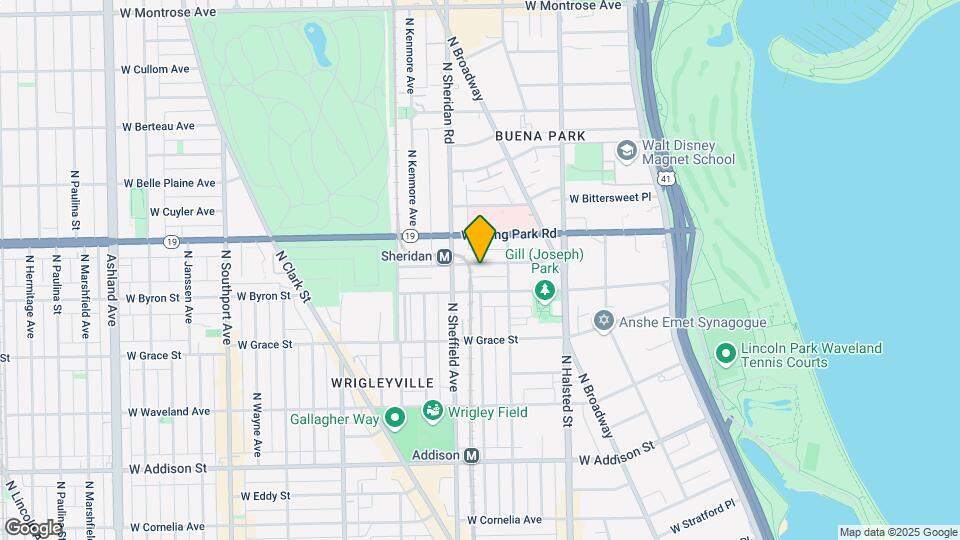 931 W Dakin St Map and Location Details