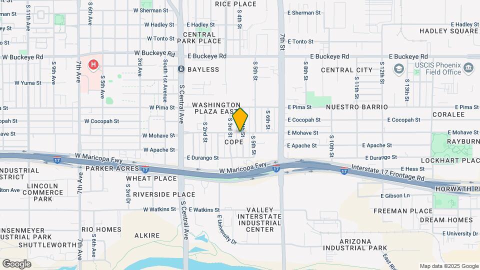 1702 S 4th St-Unit -2 Map and Location Details