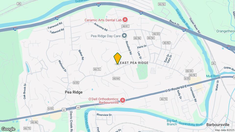 6098 E Pea Ridge Rd Map and Location Details