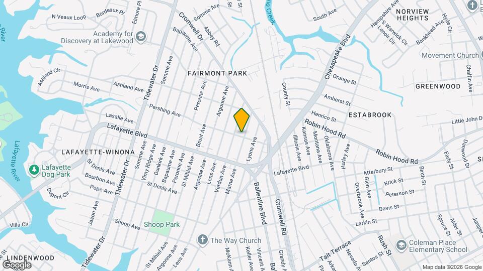 3301 Marne Ave Map and Location Details