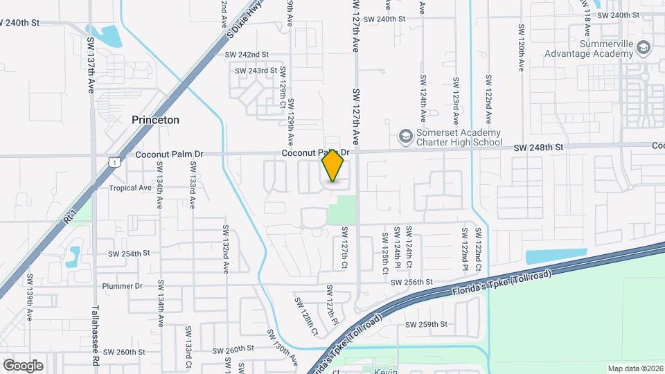 12793 SW 250th Terrace Map and Location Details