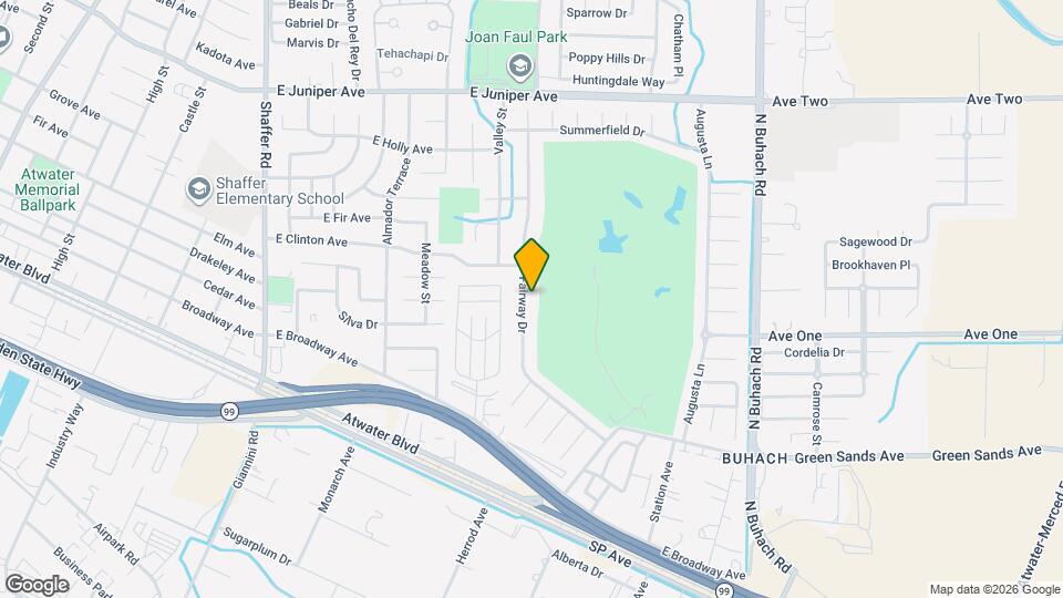 1308 Fairway Dr Map and Location Details