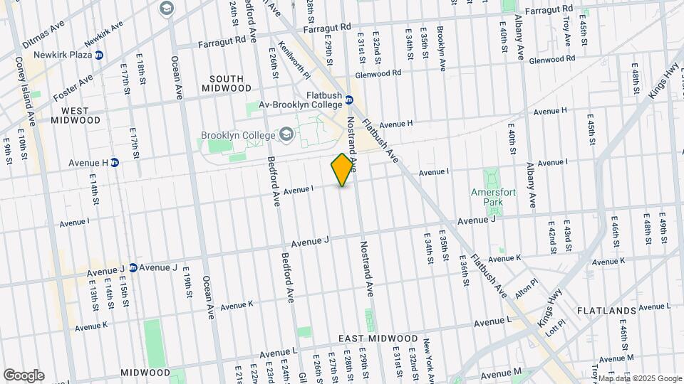 909 E 29th St Map and Location Details