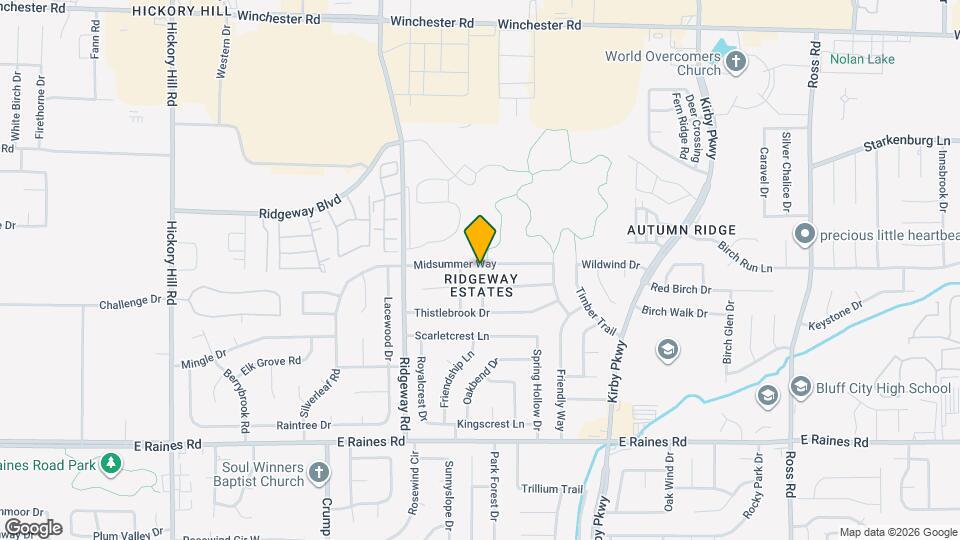 6301 Midsummer Way Map and Location Details