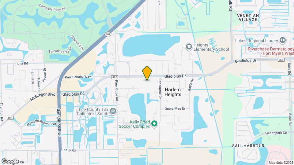 10743 Robinson St Map and Location Details