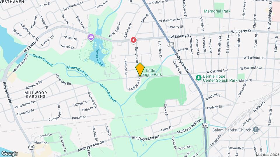 720 Marigold St Map and Location Details