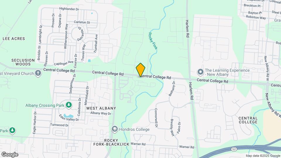 5405 Central College Rd Mapa y Detalles de la Ubicación