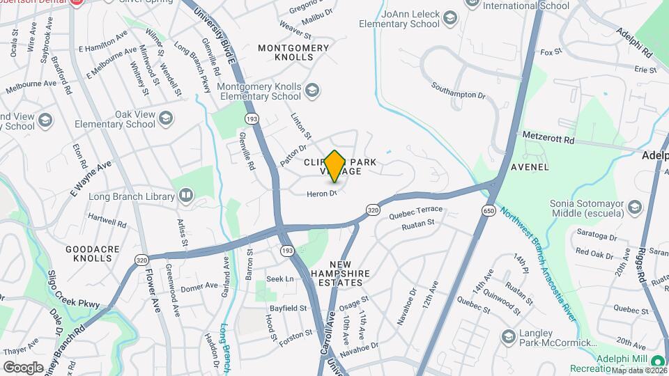 907 Heron Dr Mapa y Detalles de la Ubicación