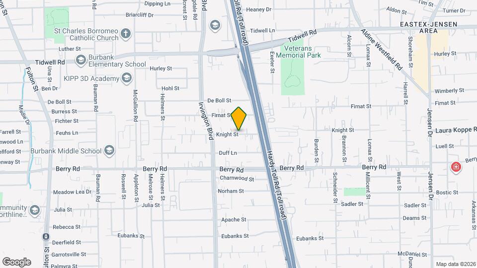 1315 Knight St Map and Location Details