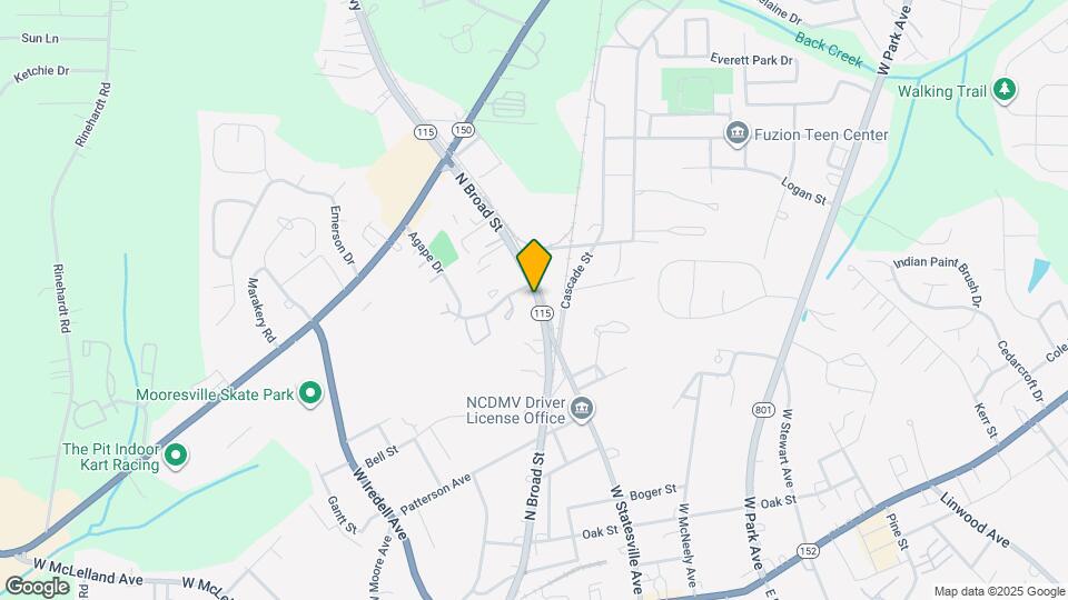 632 N Broad St Map and Location Details