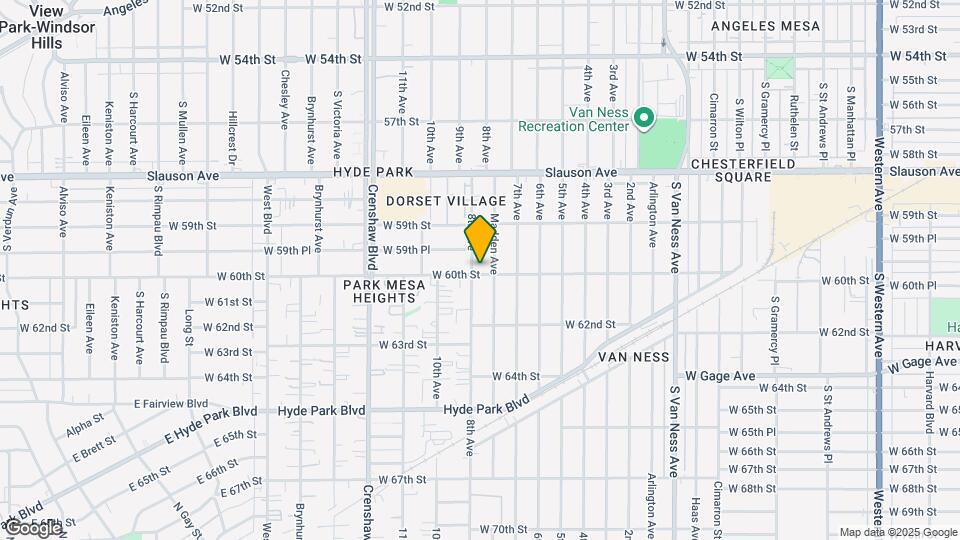 3027 W 60th St Map and Location Details