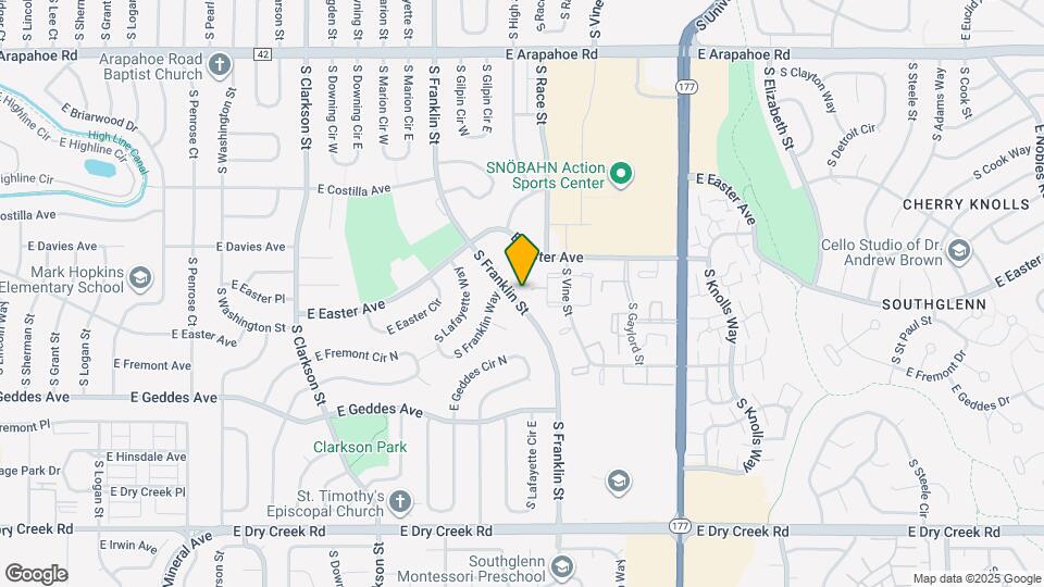 7112 S Franklin St Map and Location Details