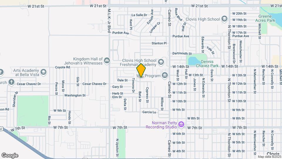 1720 W 12th St Mapa y Detalles de la Ubicación