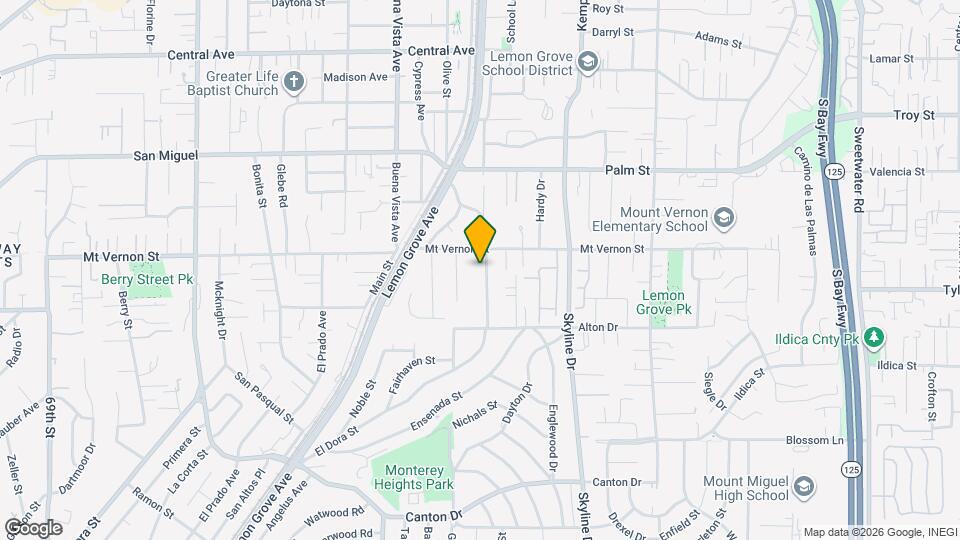 2348 Cypress Ave Map and Location Details