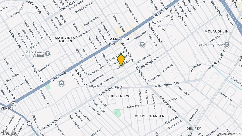 12516 Caswell Ave Mapa y Detalles de la Ubicación