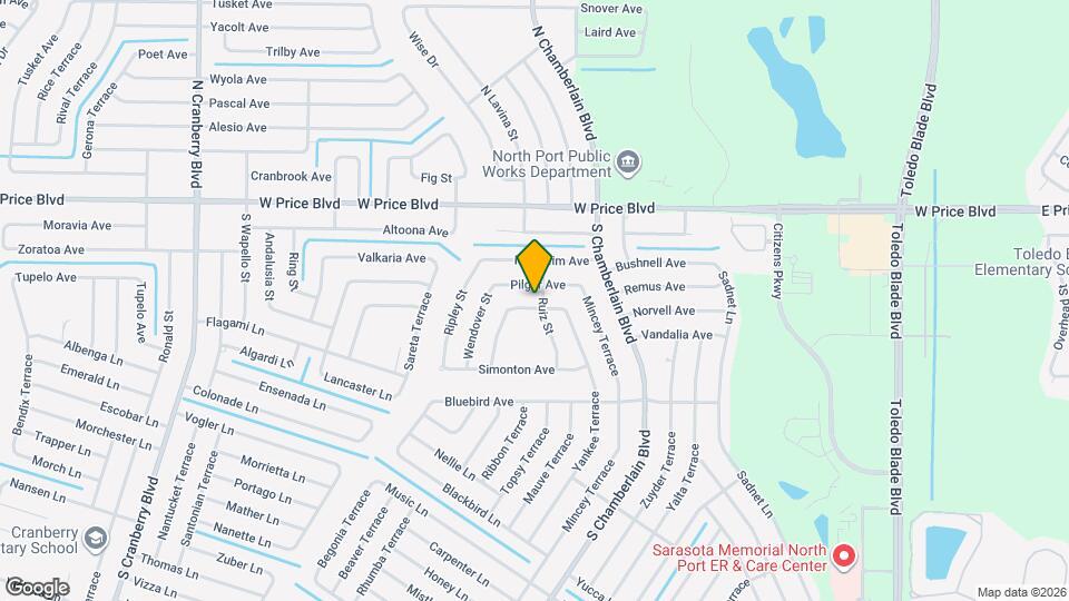 2322 Renfro Ave Mapa y Detalles de la Ubicación