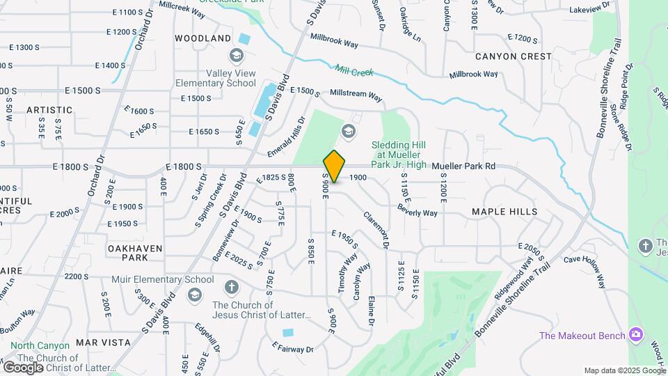 929 Claremont Dr Map and Location Details