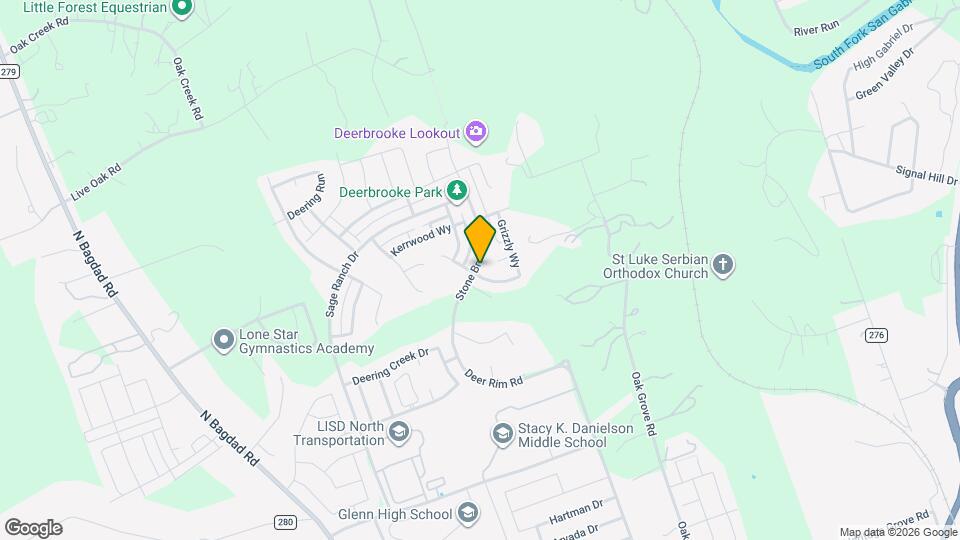 1017 Birchbrooke Dr Map and Location Details