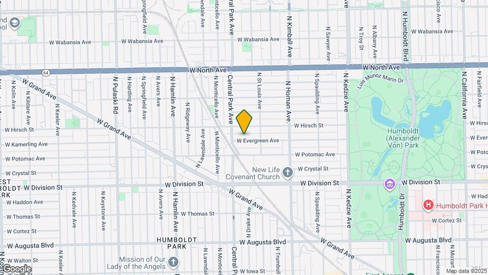 3530 W Evergreen Ave Map and Location Details