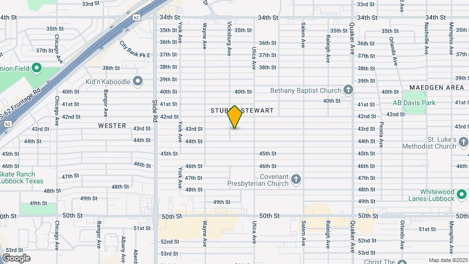 4815 43rd St Map and Location Details