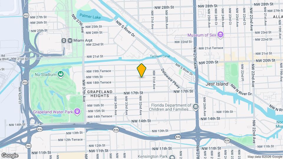1851 NW 32nd Ave Mapa y Detalles de la Ubicación