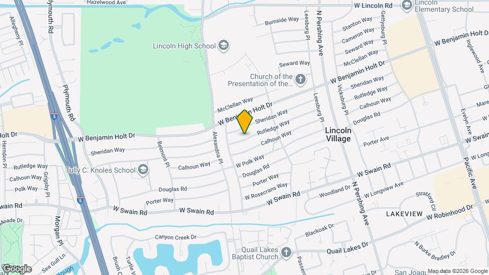 1959 Rutledge Way Map and Location Details