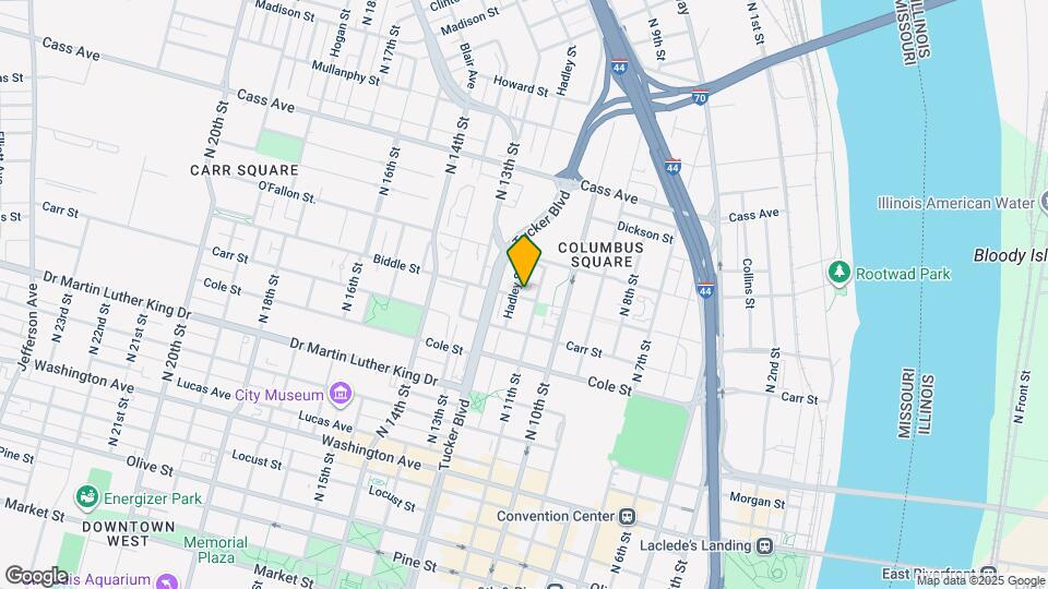 1115 Biddle St Map and Location Details