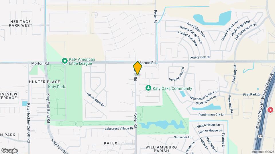 2907 Coastal Prairie Ln Map and Location Details