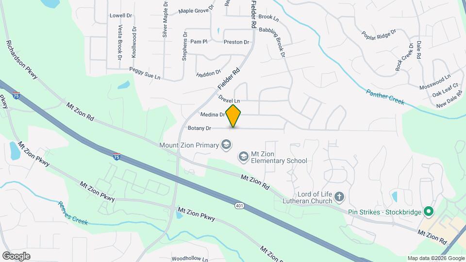 2945 Botany Dr Mapa y Detalles de la Ubicación