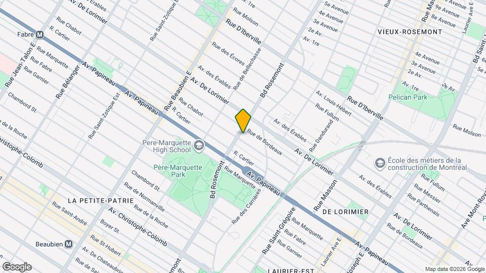 1970 Rosemont Boul Map and Location Details