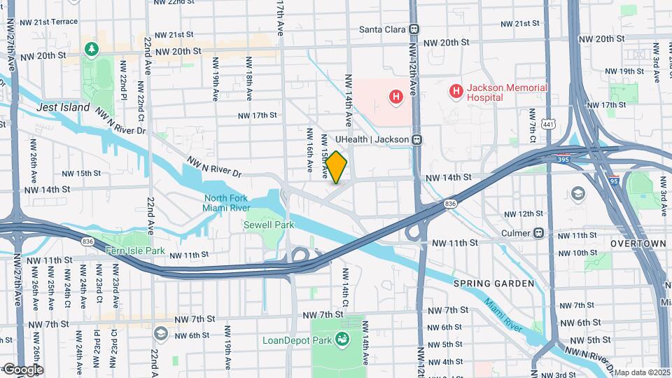 1453 NW 13th Ter Map and Location Details
