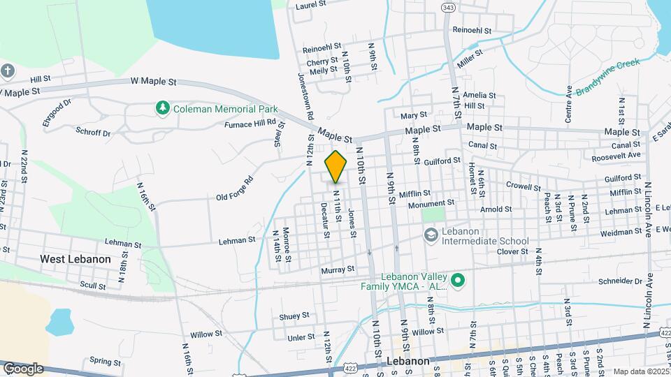 522 N 11th St Map and Location Details