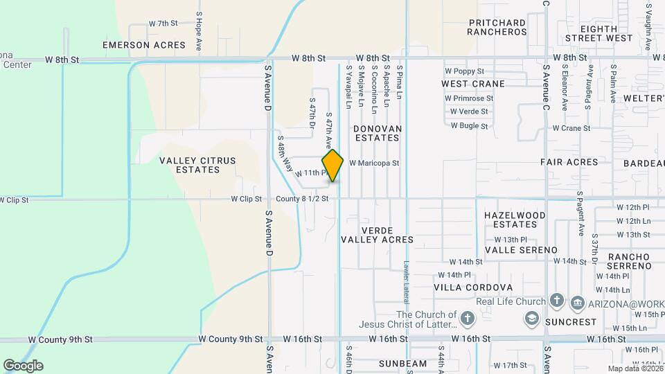 1175 S 47th Ave Map and Location Details